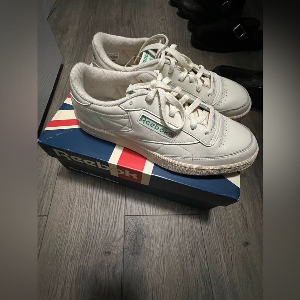 Reebok Off White Club C 85 Vintage Shoes